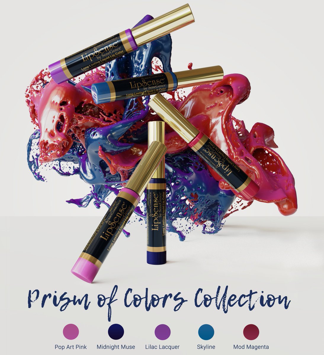 senegence's tweet photo. Color outside the lines with our new, limited-edition Prism of Colors Collection, an ensemble of bright and bold matte shades designed to help you unleash your creativity! 🌈

#prismofcolors #lipsense https://t.co/5Kn0FM1NEc