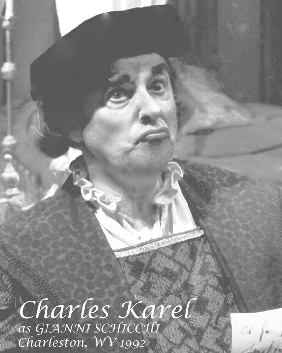 SingingHillary's tweet photo. THROWBACK THURSDAY:  Chuck as Gianni Schicchi, one of his favorite roles!  This was in Charleston, WV, 1992 https://t.co/GBHavWrPRm