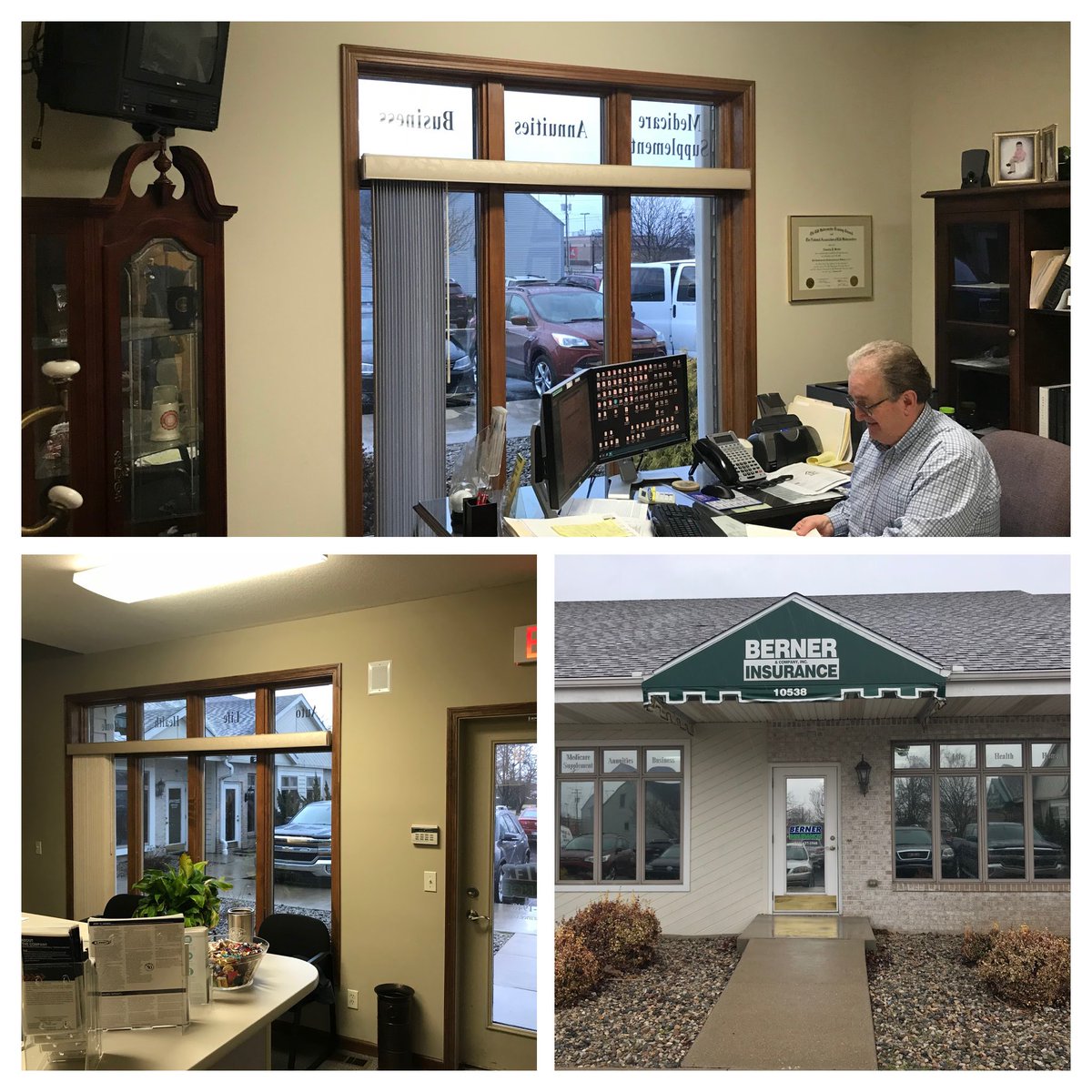 SunControlCtr's tweet image. Night Vision 15 tint reduces heat and glare from the sun rays so you can enjoy the view while working hard like the crew at Berner Insurance!