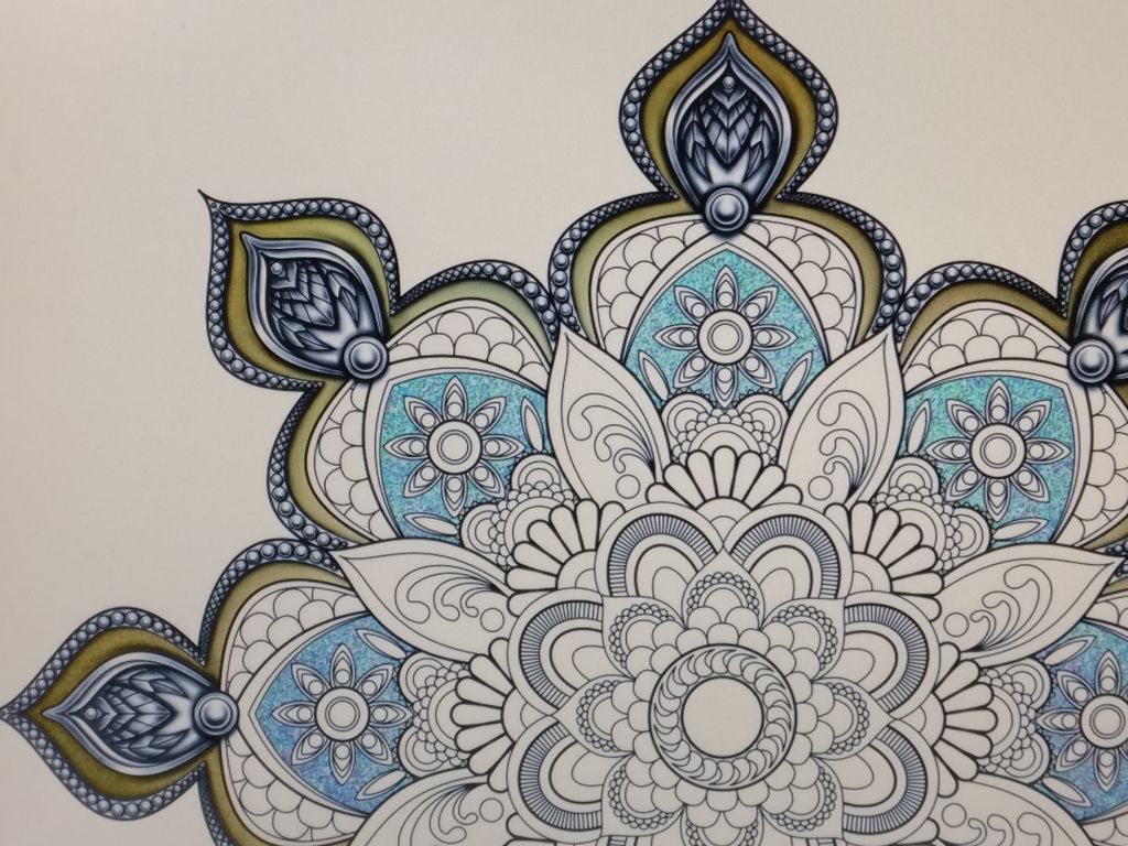 Tej_2point0's tweet photo. Spent a little more time on this #mandala today, the spheres around the edge turned out to be time consuming #society6 #pattern #illustration #illustrate #firstattemp https://t.co/KZzRK9gMoq