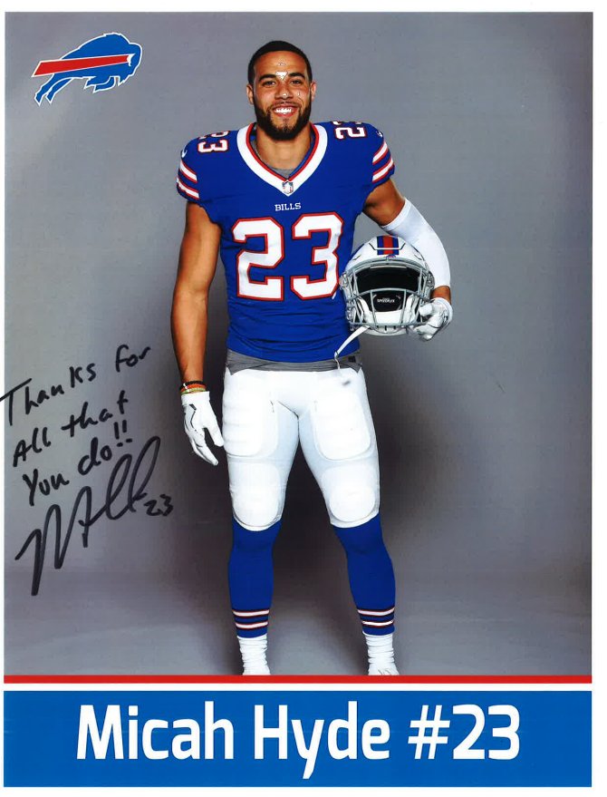 C2CWNY's tweet photo. Special thanks to Micah Hyde of the Buffalo Bills for recognizing our ACHS students and our efforts in the Challenge 2 Change movement. Micah's foundation, Imagine Learning sponsors an annual video contest to highlight positive programs in our WNY schools. https://t.co/OaSCr2D1w4