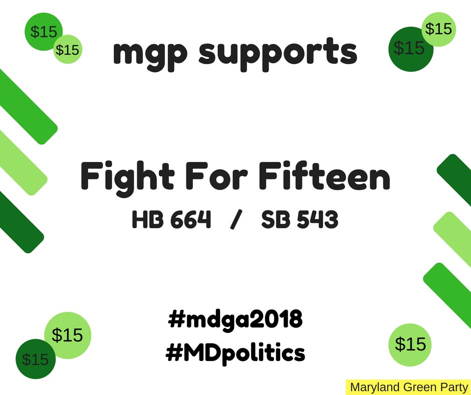 mdgreens's tweet photo. Maryland Green Leadership Unanimously Endorses Fight For Fifteen

Read Full Statement: https://t.co/5y5Ye7bhEO

#MDGA18 #MDpolitics https://t.co/2k8ytC3ffQ