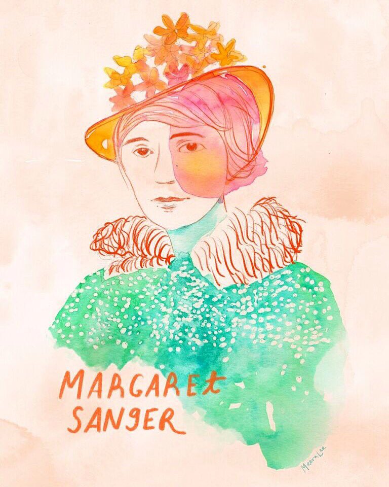 ladiesgetpaid's tweet photo. We’re celebrating #WomensHistoryMonth ✊ by releasing STUNNING portraits of the #Queens 👑 of our #HERstory by @meeralee! Our first portrait is of #MargaretSanger - American birth control #activist, sex #educator, &amp;#nurse. Thank you Margaret for putting women’s health first! ✨ https://t.co/arbGzNx00E