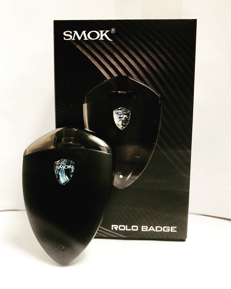 ChiefVape's tweet photo. SMOK Rolo Badge! The latest and greatest for the pod systems! Slick look and design with excellent performance! #smok #rolobadge #smokrolobadge #chiefvapor #coloradovapers #vapefam #pods #vapestarterkit #vapelife https://t.co/FhnFb9Cdrl