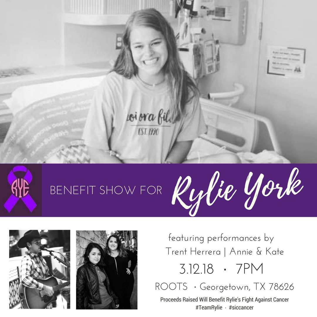 akbrogdon's tweet photo. Our friend, @rylieeliz, was recently diagnosed with cancer. We &amp; our friend @Trent_herrera are doing a benefit show at @RootsBistro to raise funds to help with her medical expenses. Follow her story at https://t.co/b5GQ7ABT9K! Join us Mon 3/12, 7-9PM! #teamrylie #siccancer https://t.co/ziOfgYkwDM