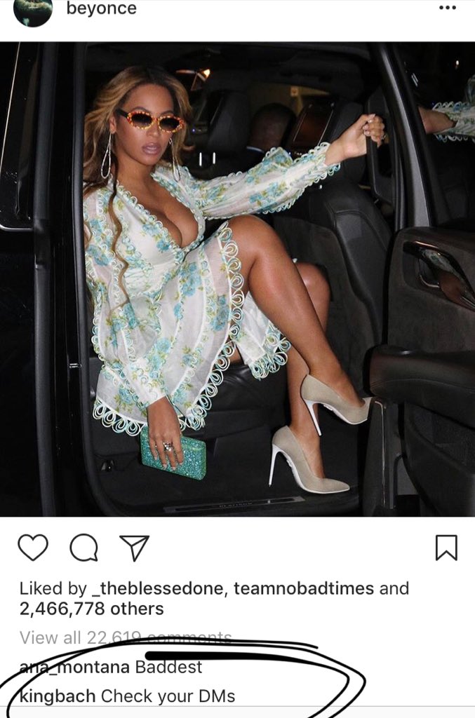 Kinda30Life's tweet photo. When you’re so irrationally confident you try to slide into Beyoncé’s DMs. She’ll get right back you mate 😑 #Beyonce #mens #seriously #WhyNot #ByeFelicia 🤦🏼‍♀️ https://t.co/fFhrChcgMA