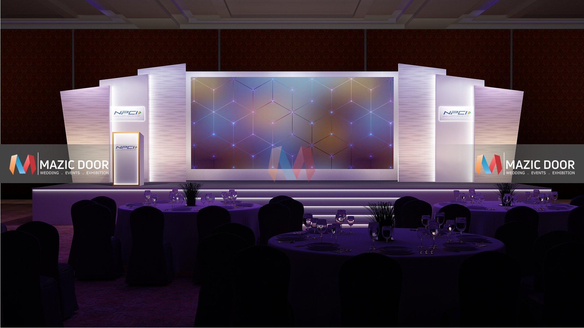 Mazic Door on Twitter: "Conference Stage Design Created & Designed by