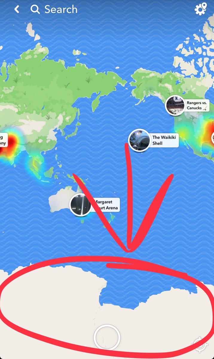 Flat Earth Map Ice Wall