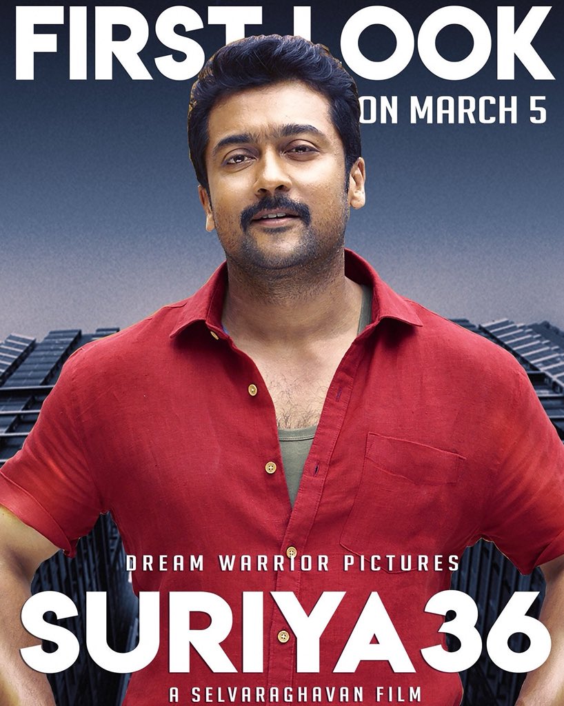 Kollywood_Page's tweet photo. #Suriya36 First Look From This Monday 😎

#5DaysForSuriya36FirstLook

A @selvaraghavan film ! https://t.co/VAydpuGR1P
