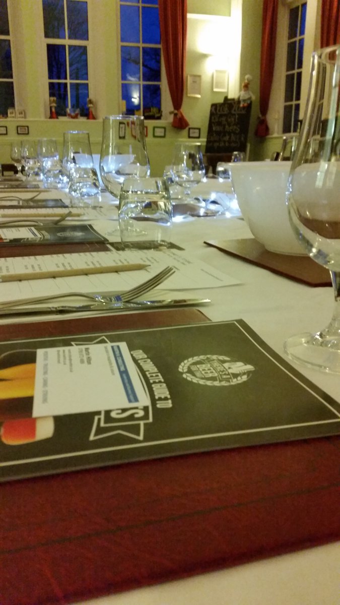 All set for tonight's Welsh themed tutored beer tasting with <a href="/martinhconsult/">Martin Hilton</a> matched with slow cooked <a href="/whollycowbeef/">Wholly Cow</a> #beertasting #keepingitlocal