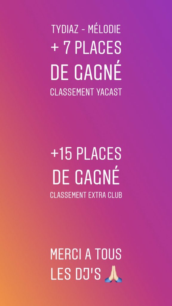 TYDIAZofficiel's tweet photo. 🙏🏻 Merci à tous les Dj’s 🙌🏻
@Yacast_Officiel @musiboxliveuro 
#doucementmaissurement #FipPromoClub 
➡️ https://t.co/mLDhIqxogd https://t.co/kTaLxaGieO