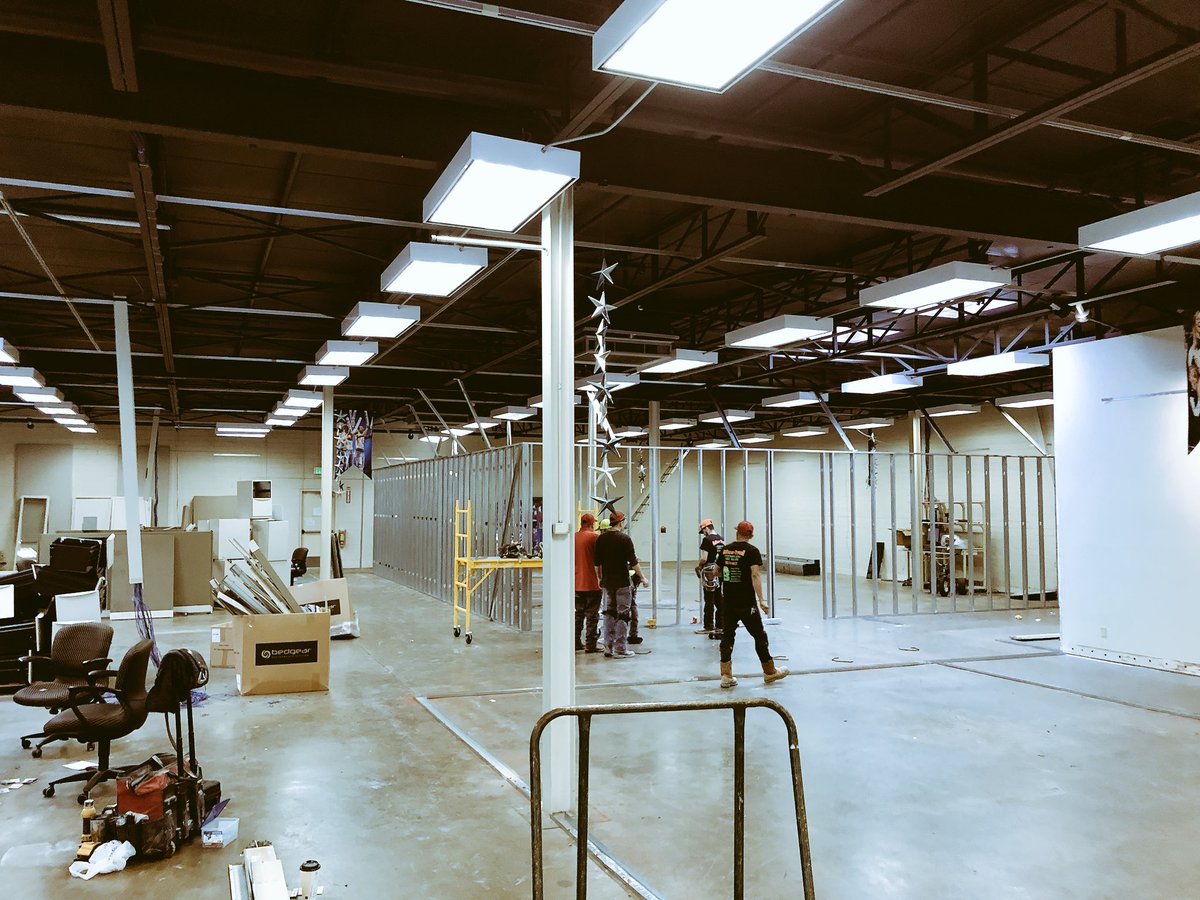 MavsGG's tweet photo. We officially have started building in our state of the art esports facility. This is just the first half. 

We are building for the future, and have so much more to show you in the next coming months.

Everyone is going to want to come HERE!!!

#MavsGG #DallasStrong https://t.co/GUFzDe6vig