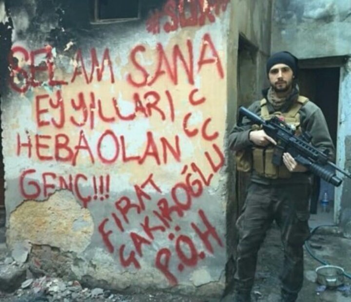 Afrin operasyonu 41.gününde devam ediyor şu ana kadar operasyonlarda 2222 terörist etkisiz hale getirildi. #ZeytinDalı

Gökhan Osman Karaduman'ın Ruhu Şad Olsun.