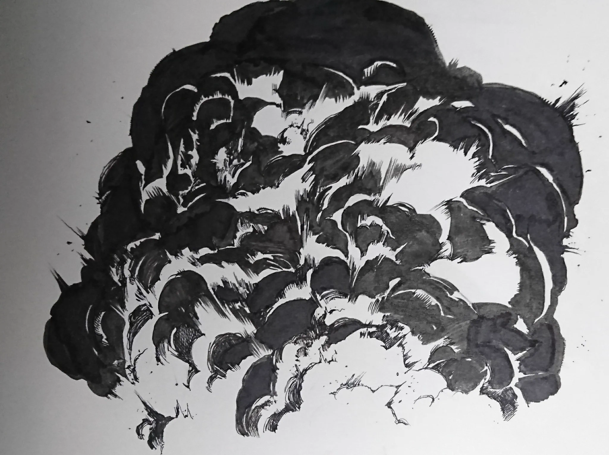 コレで爆風作画も怖くない！爆風の書き方がめっちゃわかりやすく書かれてるｗ