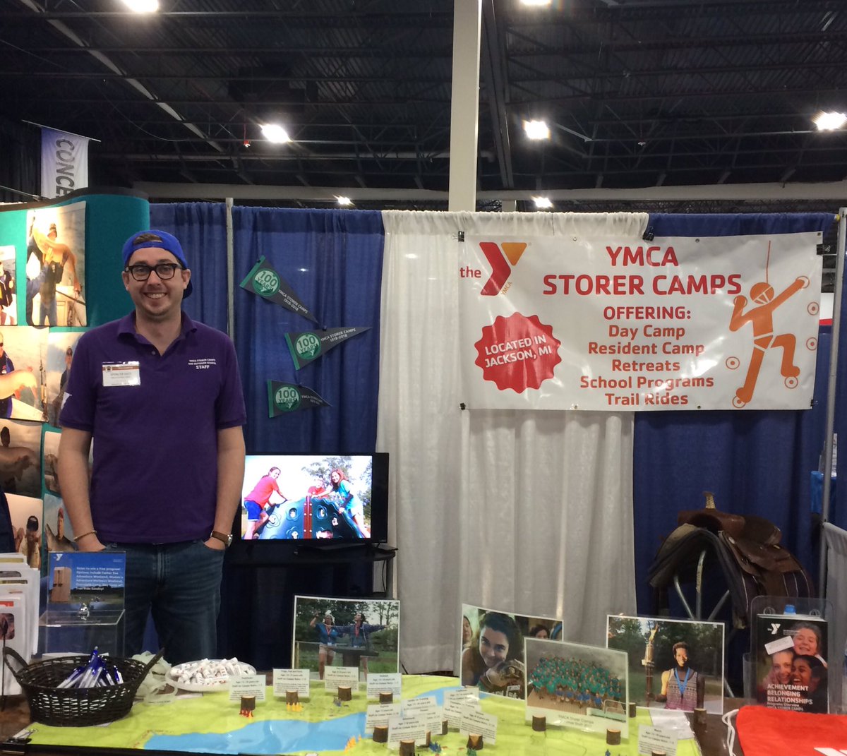 Ymca Storer Camps On Twitter Spencer Is All Set Up At