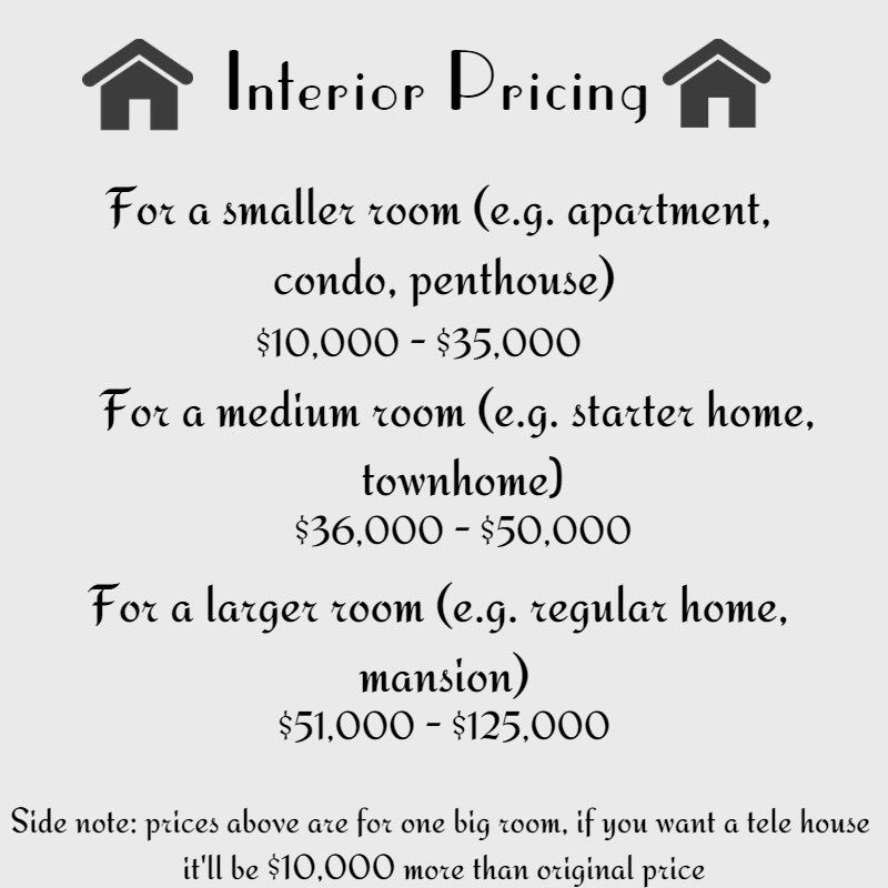 For any more information regarding prices, dm. We accept payment when it’s finished as you can pull out of the project whenever. x Alissa