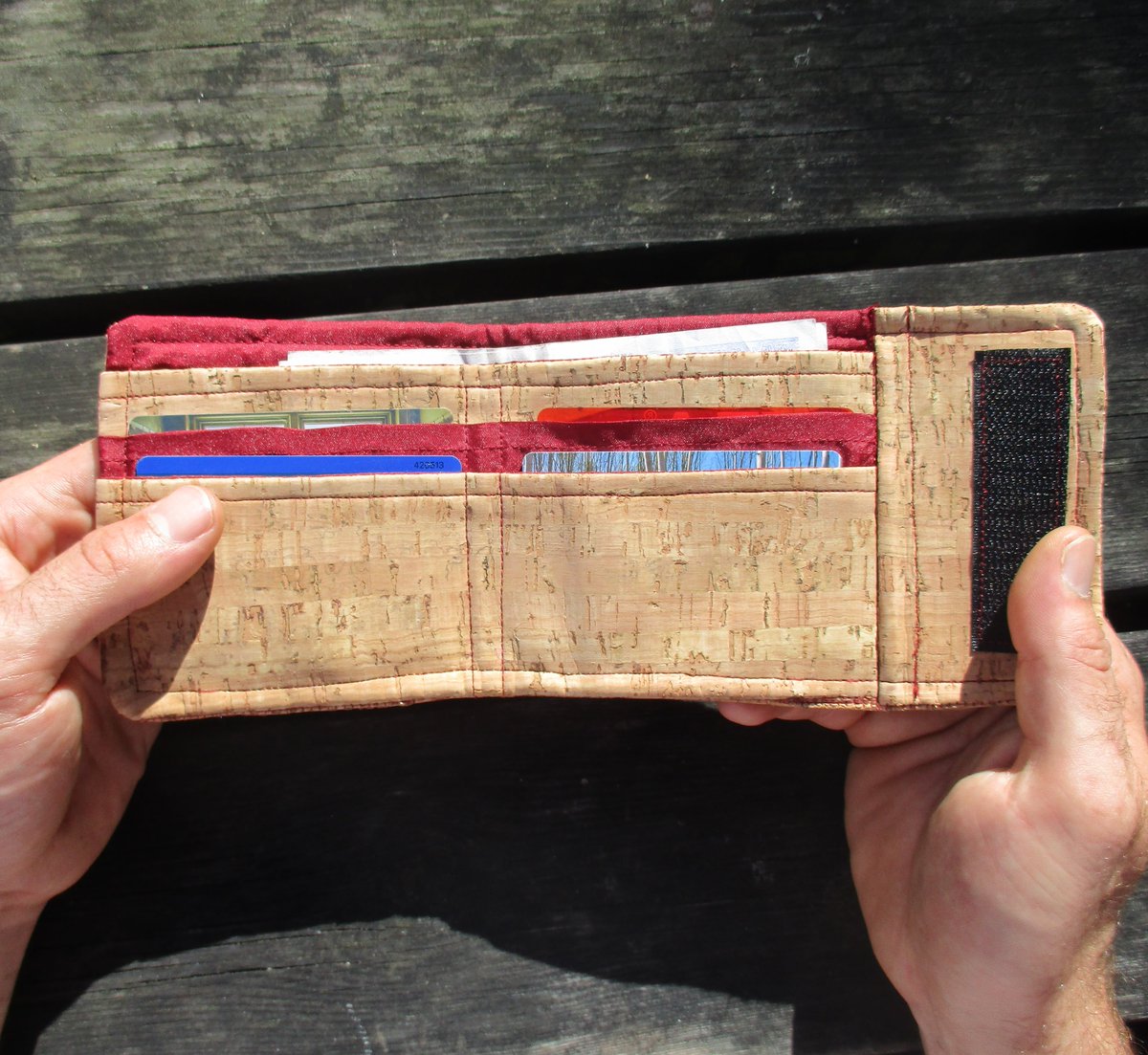 craftessltd's tweet photo. Did you know that cork is vegan friendly? It's also super soft to touch, water-resistant and hard wearing. It’s also great to sew with! View the Cork Wallet kit on https://t.co/NOkVTanW9i #veganfriendly #cork #corkwallet #corksewing #wallet #sewingkit #sewinggifts #veganwallet https://t.co/4WuK007ksf