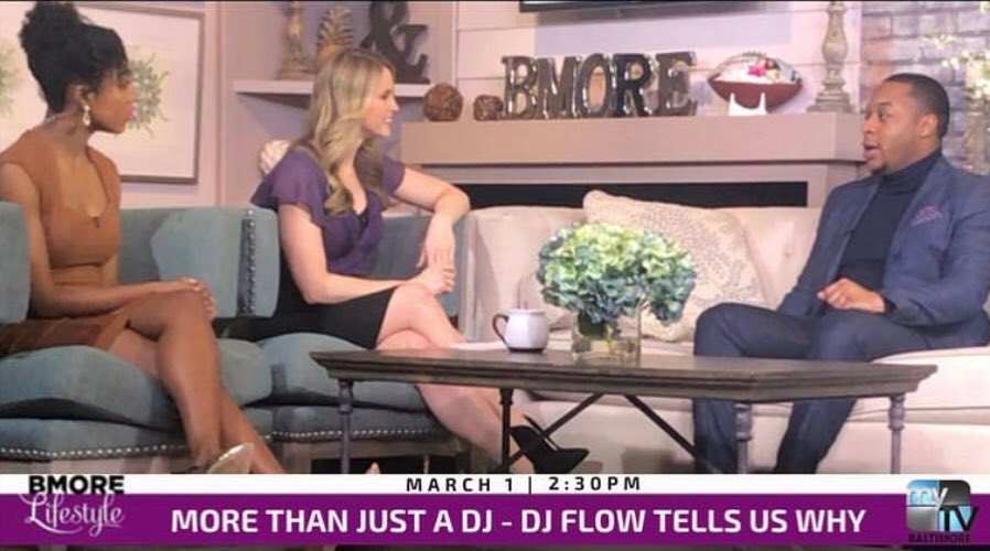 ITSDJFLOW's tweet photo. 2:30 Catch Me on @BmoreLifestyle discussing my passions and philanthropy work https://t.co/aYzDchXy4c