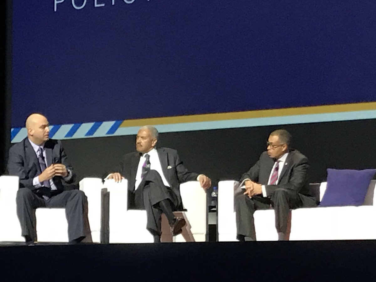 Nice demonstration of civility today at the Detroit Policy Conference as Detroit Superintendent @Dr_Vitti  and Chief of Police James Craig debate arming teachers. #gundebate #DPC18