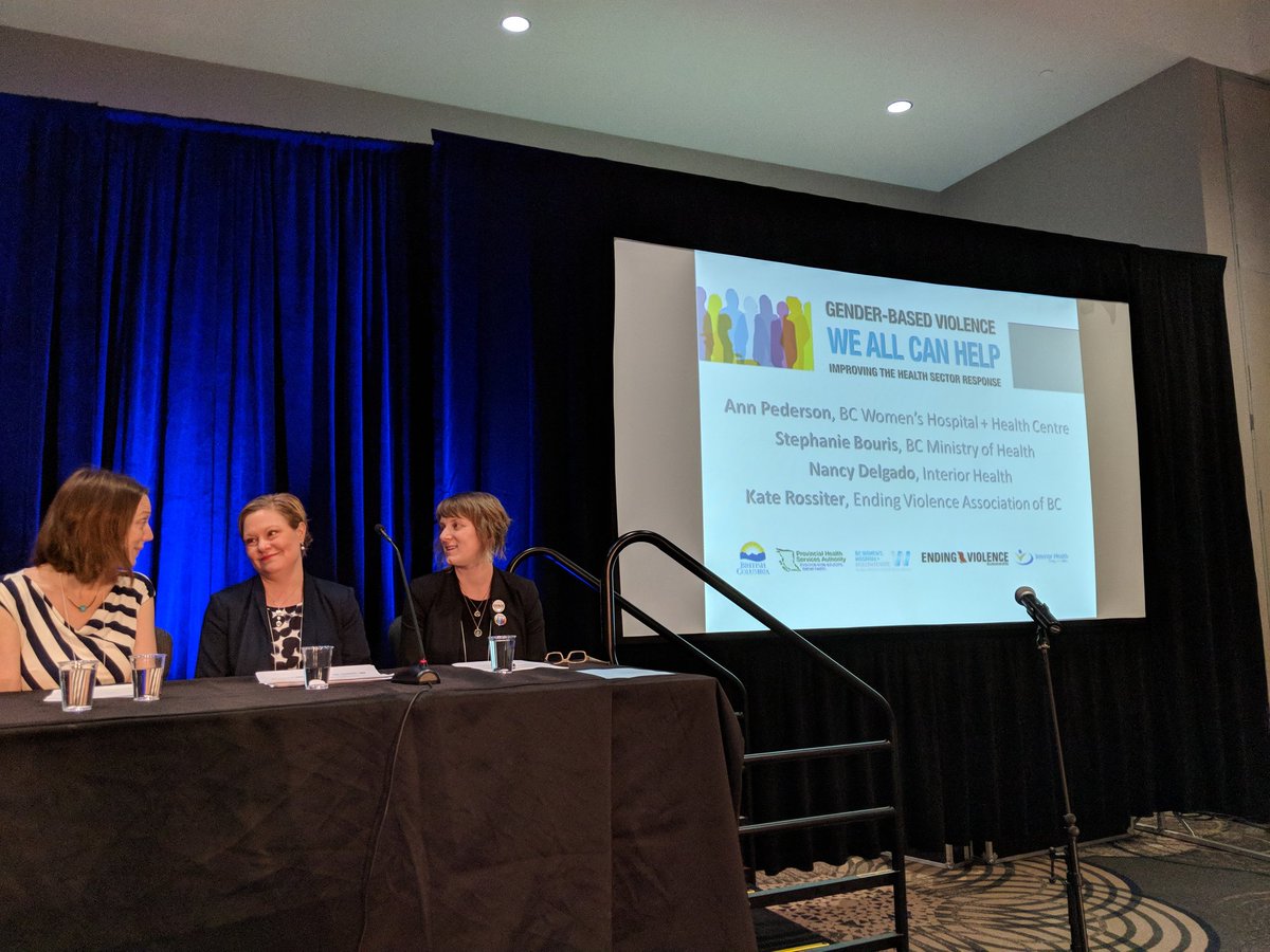 PerinatalBC's tweet photo. Learning more about how we can improve the healthcare response to Gender-Based Violence at #HMHBBC #WeAllCAnHelp #PerinatalHealth @PHSAofBC @IPCE_UBC @BCWomensHosp https://t.co/m4IvrIMNQJ