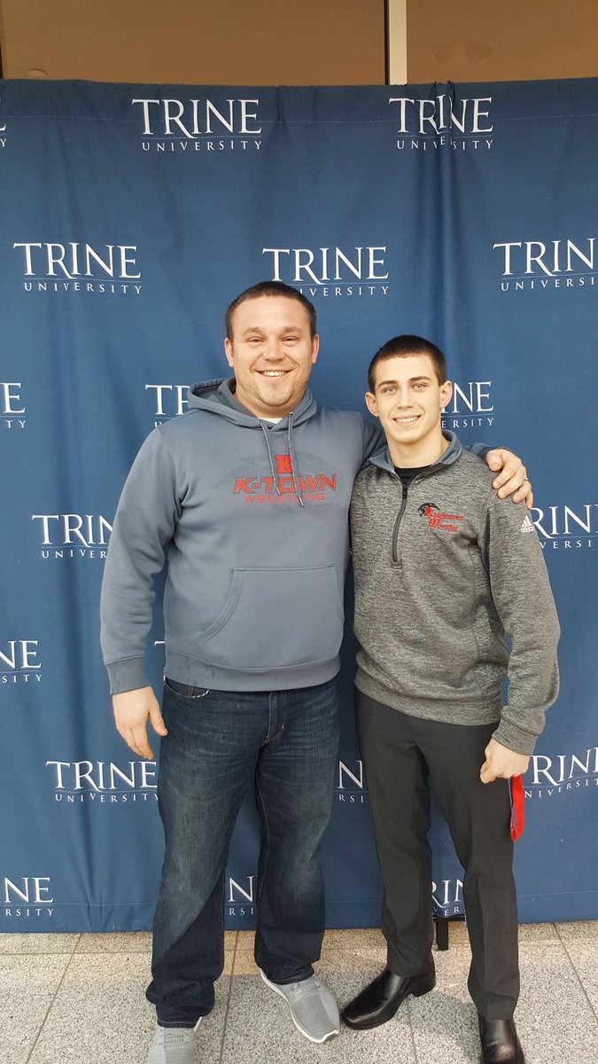 Took a college visit with <a href="/kalebbuchanan1/">Kaleb Buchanan</a> to <a href="/TrineWrestling/">Trine Wrestling</a> great experience and campus!