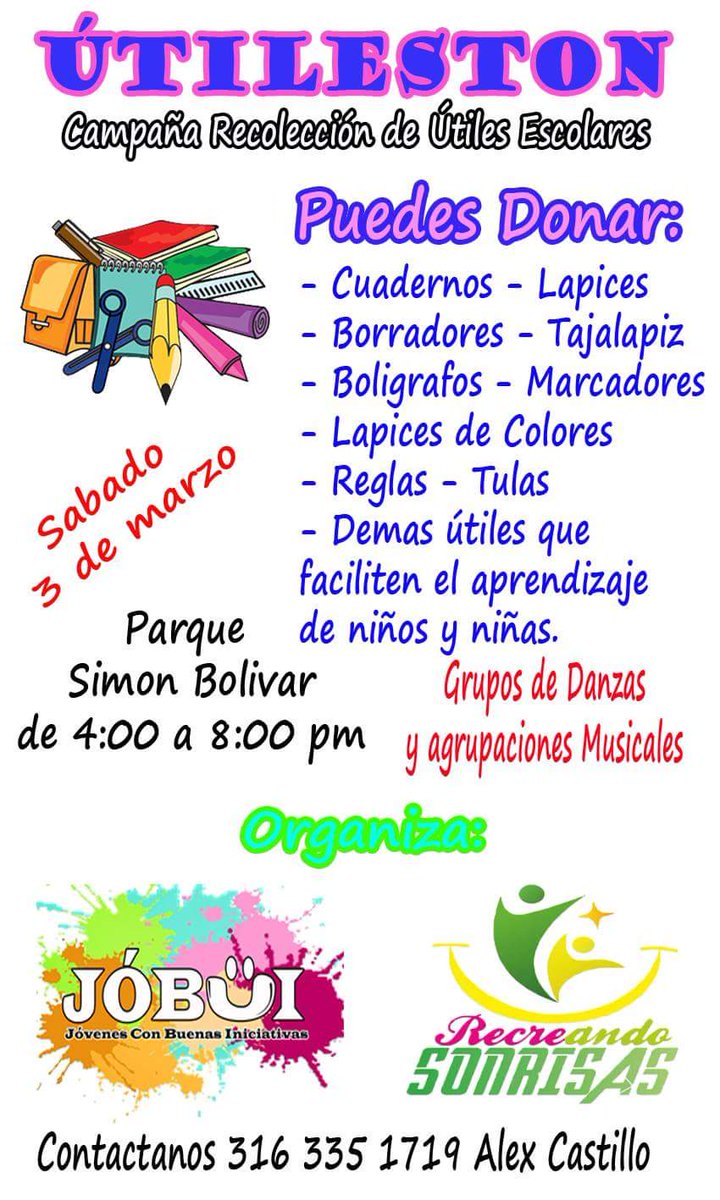 JOBUIRIOHACHA's tweet photo. Seamos solidarios Riohacha @miguelpugliese7 @NDICol @Quiroga_D @DiarioDelNorte @BarrosPinedo @ronaldsocarras @luisferlb @NemesioRoys #Jobui https://t.co/N0Dr7zX7nN