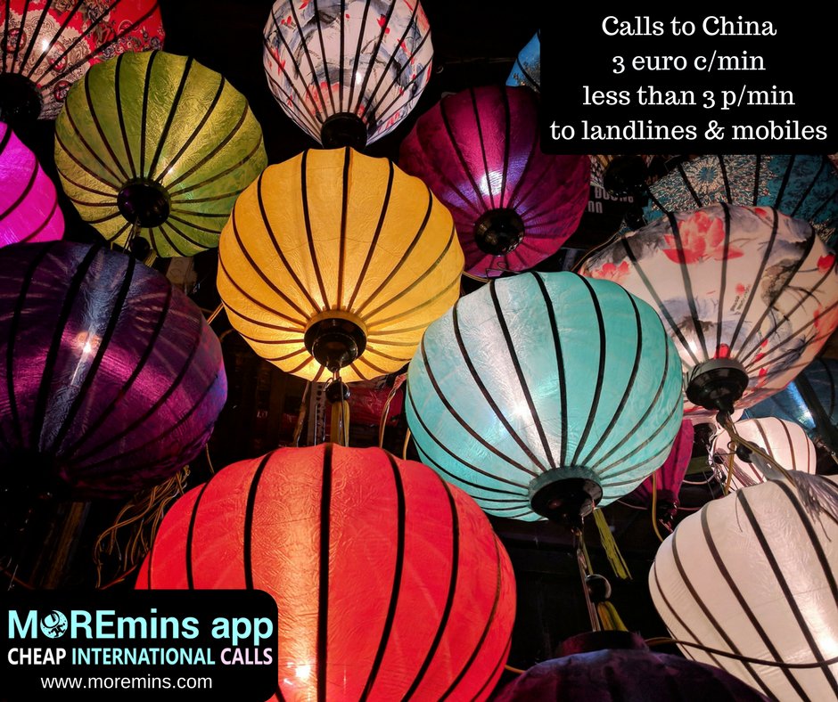 #CheapInternationalCalls to #China with MOREmins app. moremins.com/en/cheap-inter…