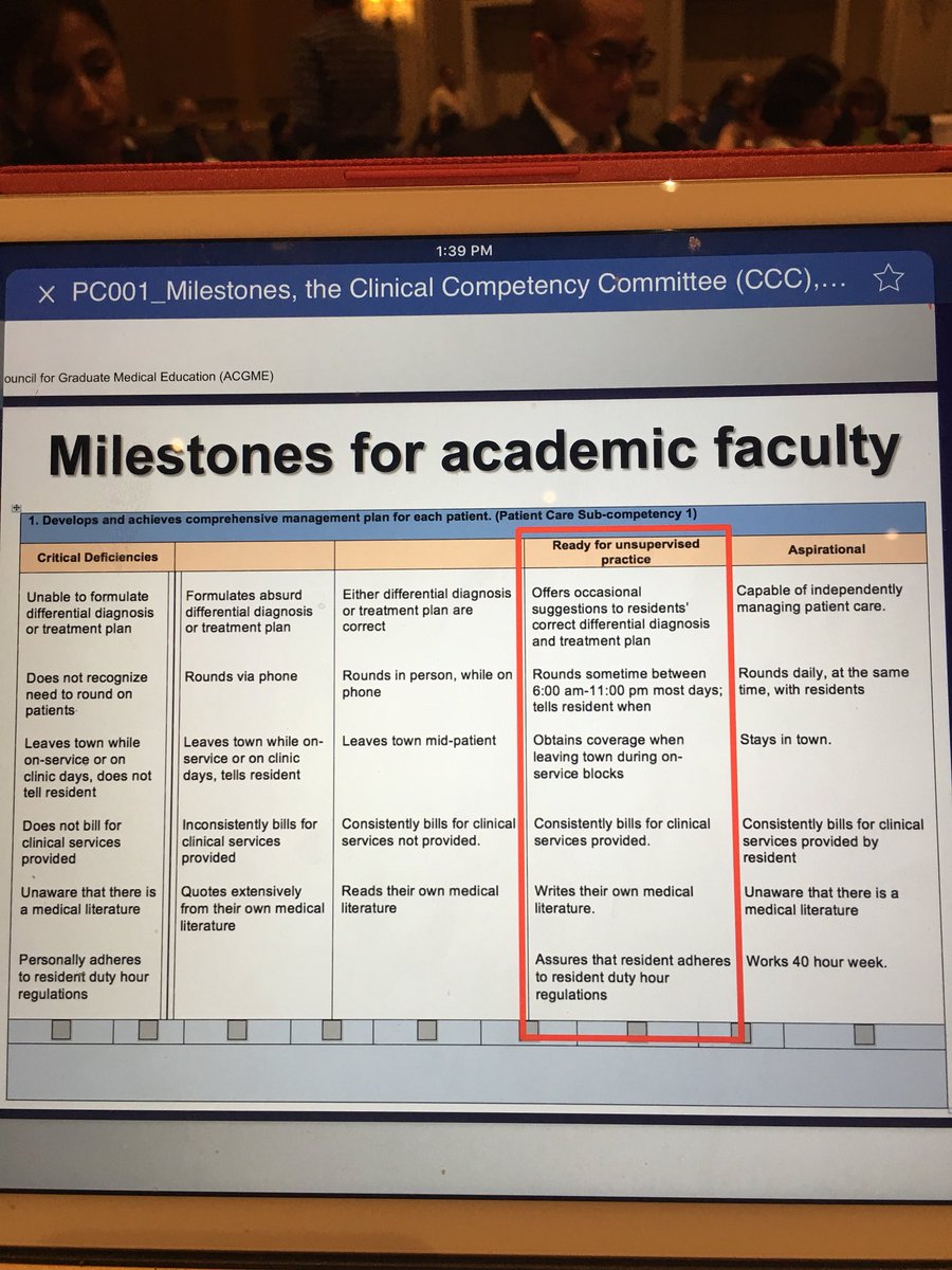 DrArunaJ's tweet photo. Best slide on #milestones by far! @acgme #ACGME2018😂😂😂😂 https://t.co/nncw26CXVX