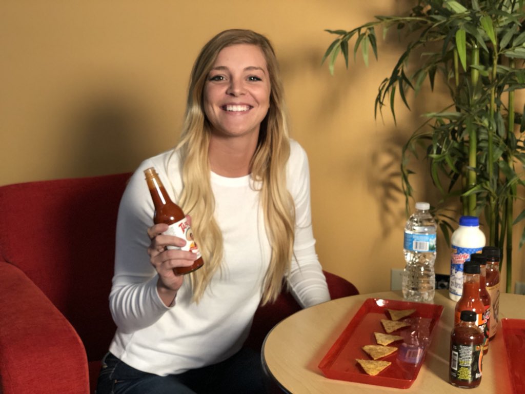 Pawprint staff member Maddie Timmermann is on set for our new series, Hot Seat! 🔥