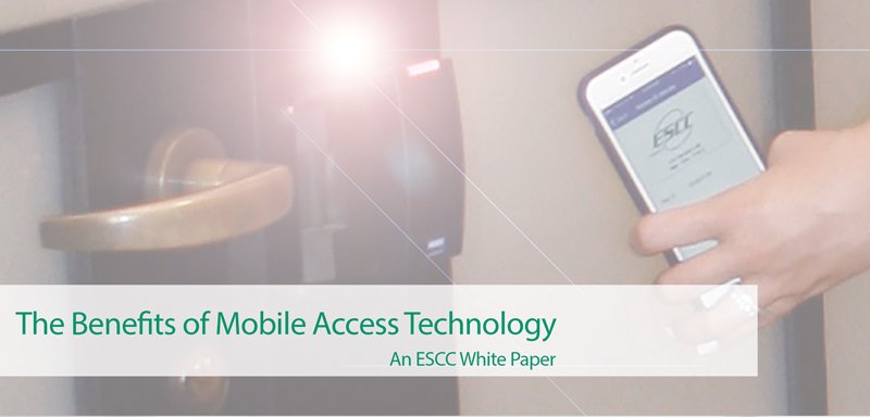 Download our latest white paper: The Benefits of Mobile Access Technology by ESCC  #amenity #mobileaccess slideshare.net/MatthewLedvina… via @SlideShare