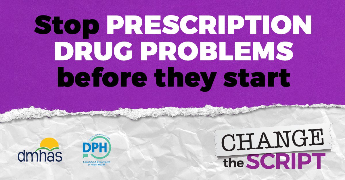 CTDPH's tweet photo. Share your story.Visit https://t.co/V6pWgxu2ki
#ChangeTheScriptCT #opioids #RxAwareness https://t.co/rjB1xH4P9w