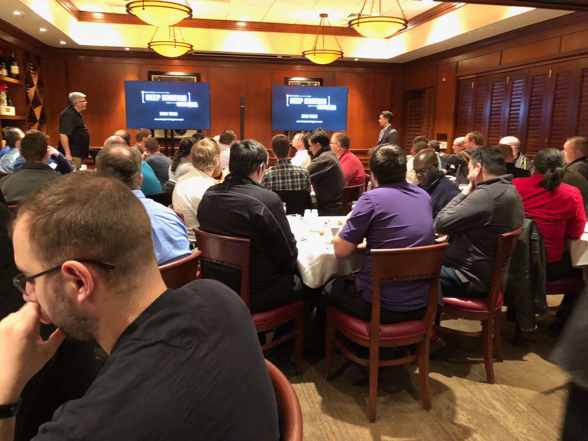 dmu_cio's tweet photo. Cyber security lunch. All men except me. We need more #womenintech https://t.co/MMP63LLGVY