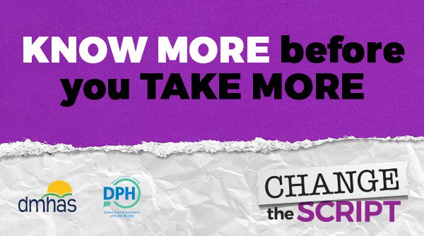 CTDPH's tweet photo. Learn about options. Visit https://t.co/V6pWgxu2ki. #ChangeTheScriptCT #opioids # RxAwareness https://t.co/zcqL6VBzmZ