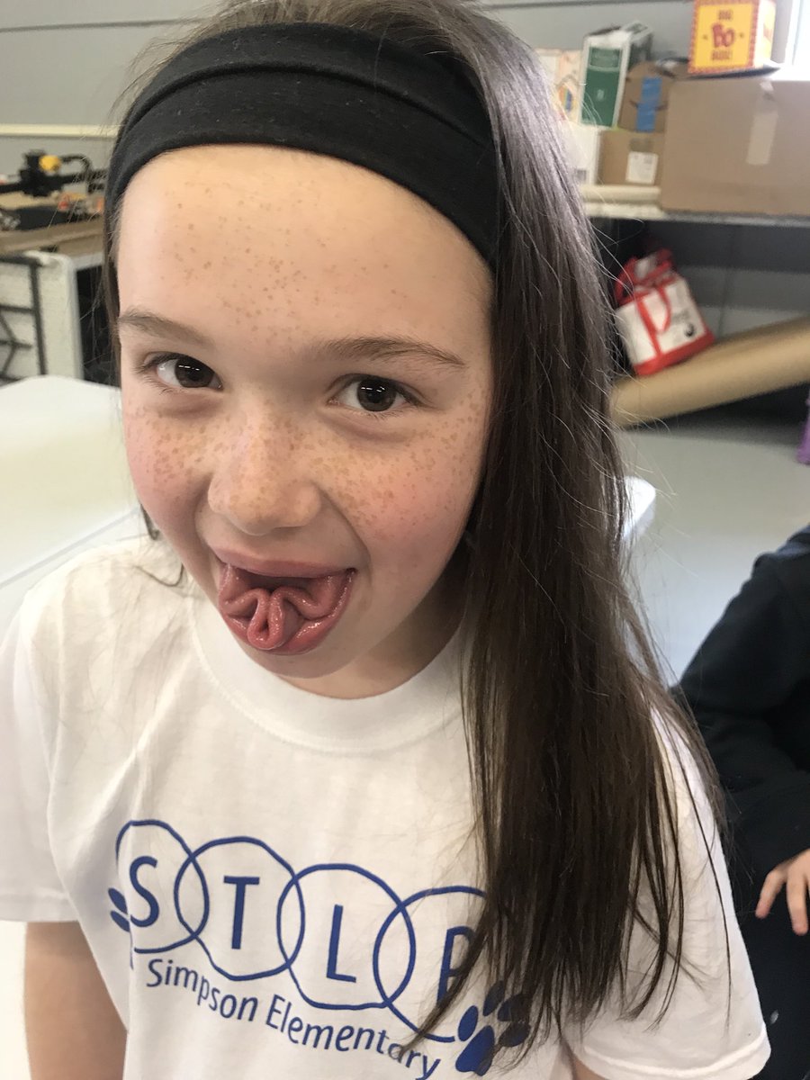 FSExploratorium's tweet photo. We discussed genetics yesterday with some 3rd graders. Some of them had some extra special talents. https://t.co/mOeQ580vlq