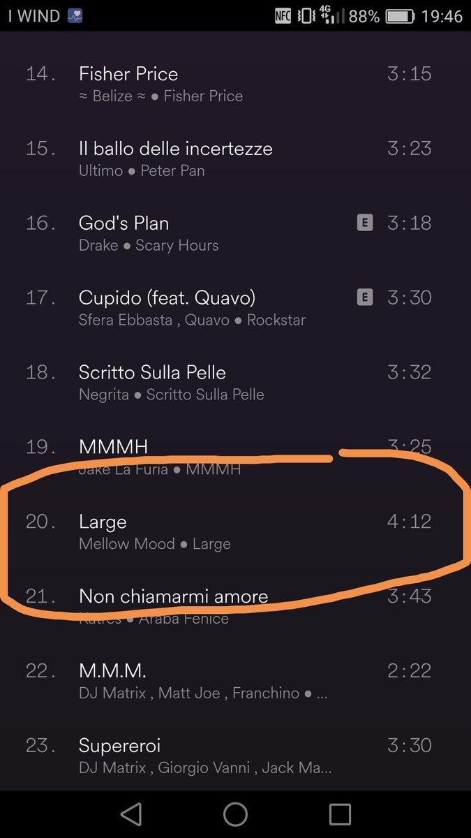 ClaraCalavita's tweet photo. Notizie dalla top 50 Italy Viral di #Spotify #MellowMood #large #newalbum @tempestadischi https://t.co/mW7fscGlIl