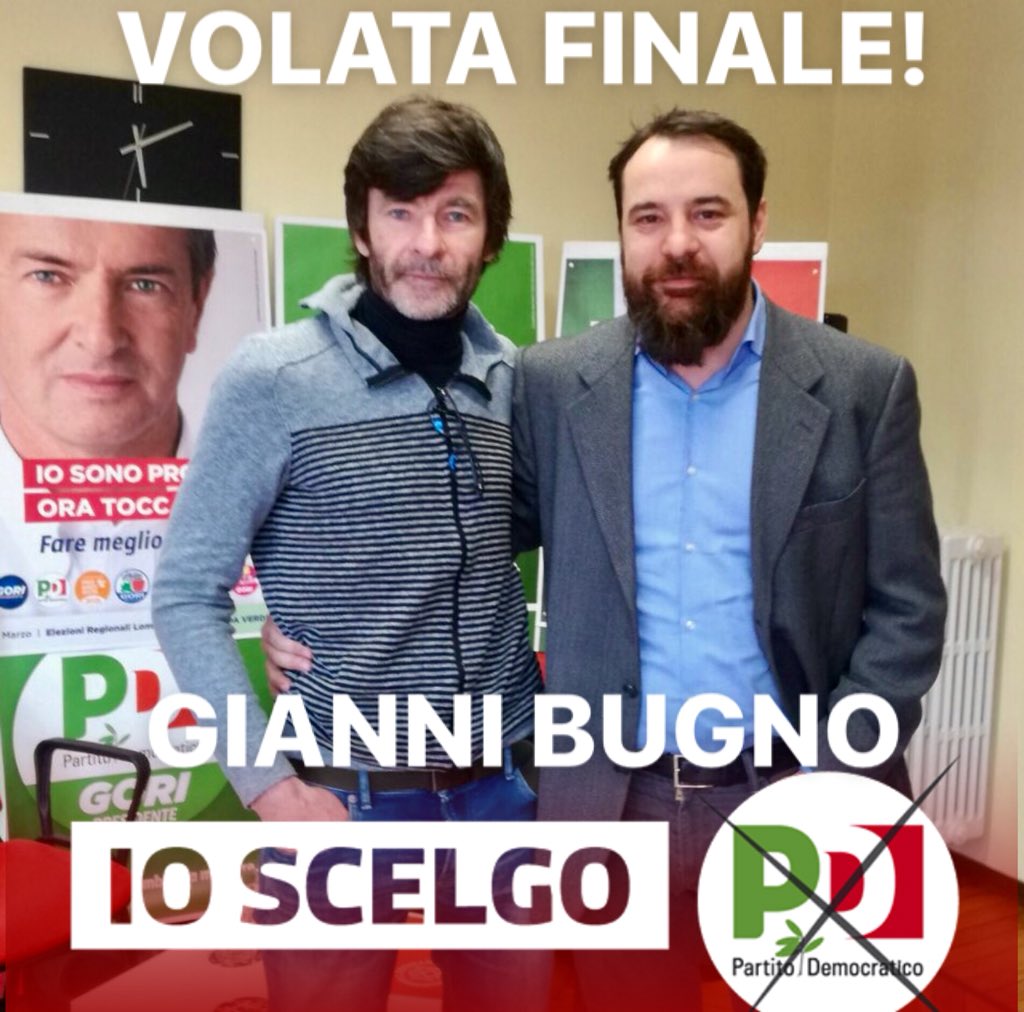 rampi's tweet photo. . #4marzo #volatafinale #scegliPD #votalasquadra #GianniBugno https://t.co/r2Uy0e4IUP