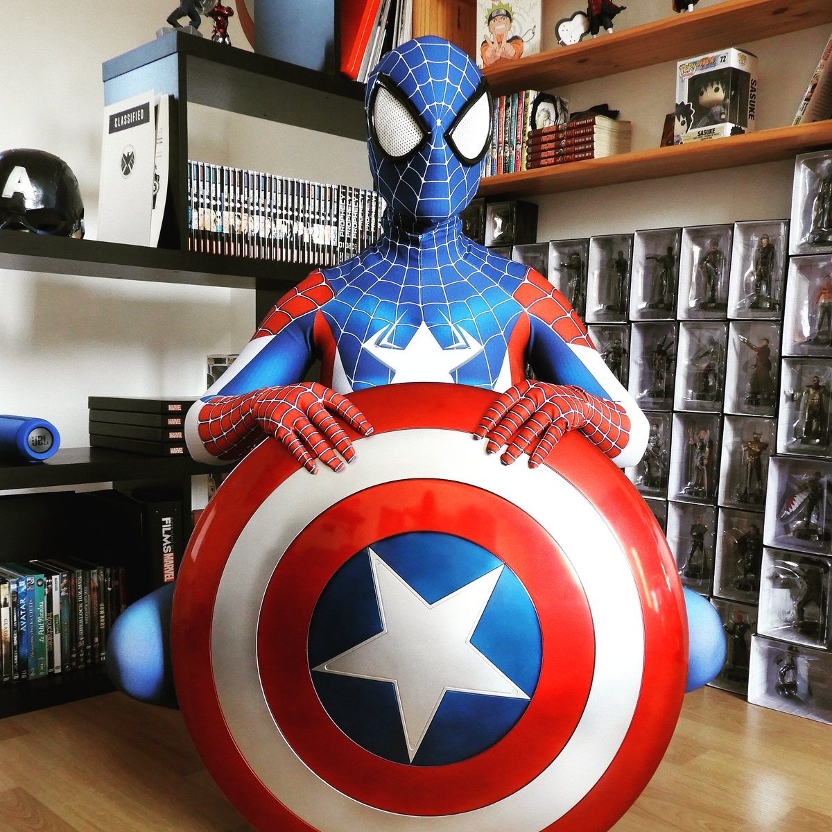 Sumaru97Cindy's tweet photo. @AudreyM0604 @TERCentreTrafic @JapanTours37 Merci pour le concours. Je participe avec mon Cosplay #SpiderCaptain que je porterai Samedi et Dimanche ! 😉 https://t.co/74sx4KPFOz