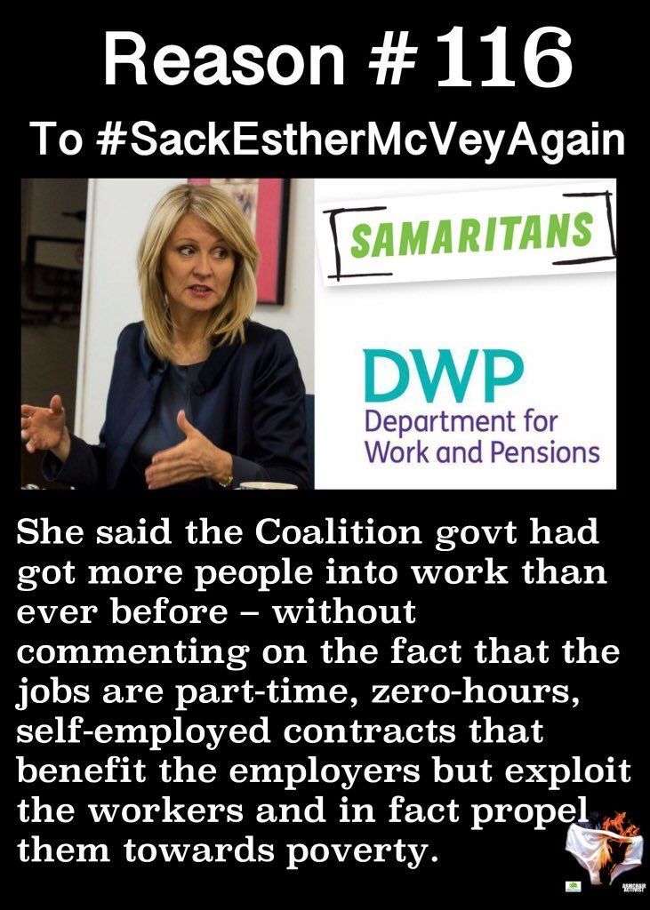 Maxwc135Swain's tweet photo. #SackEstherMcVeyAgain https://t.co/OqxM3mqRrG