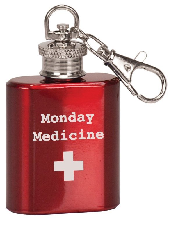 SPCustomAlum's tweet image. Laser Engraved Single Shot Mini Flask Key Chain "Monday Medicine" - Funny Mini Flask - Novelty Gift - Funny Gift - Party Gift tuppu.net/d49aea90 #Etsy #FunnyKeyChain