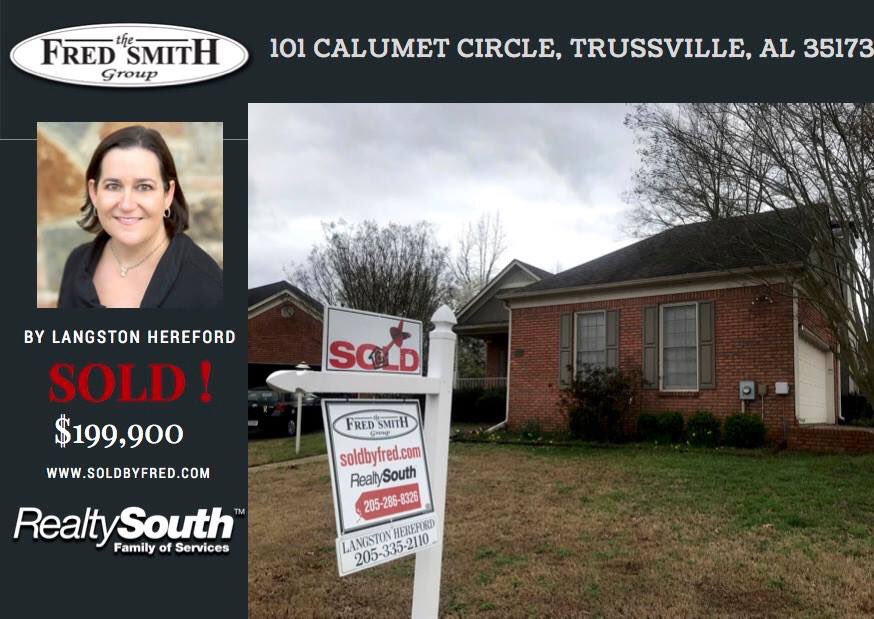 fredsmithgroup's tweet photo. Congrats to Langston!! Contact our awesome agents if you’re interested in buying! #RealtySouth #FredSmithGroup https://t.co/UYU5GmhfY3