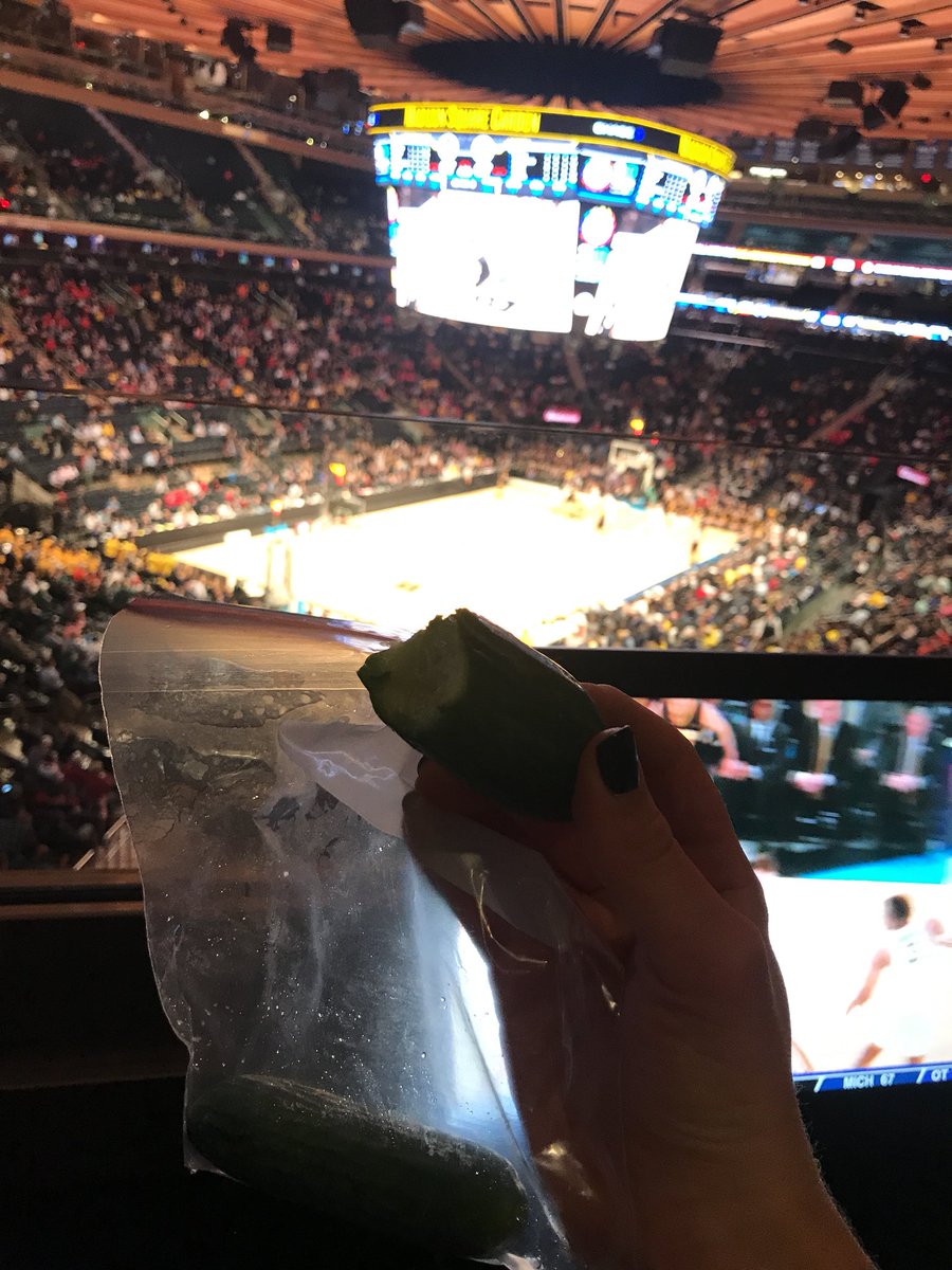 itssmaycc's tweet photo. Brought cucumbers to MSG https://t.co/b2oTolPyfC