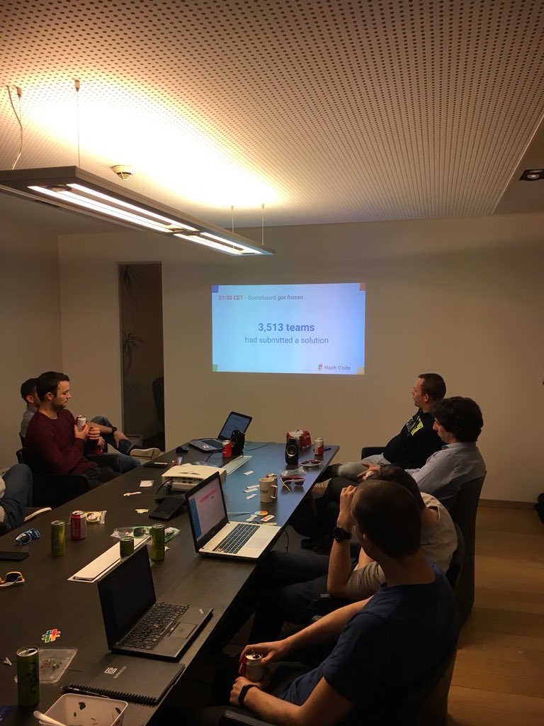 HerrVuyst's tweet image. Let’s see where we end up on the scoreboard with @Axxes_IT ! #googlehashcode