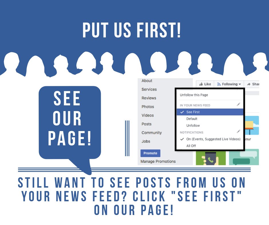 NeGutters's tweet image. Have you heard about the news feed changes coming to Facebook? You may see fewer of our posts unless you choose "see first" on our Facebook page! Support #smallbiz