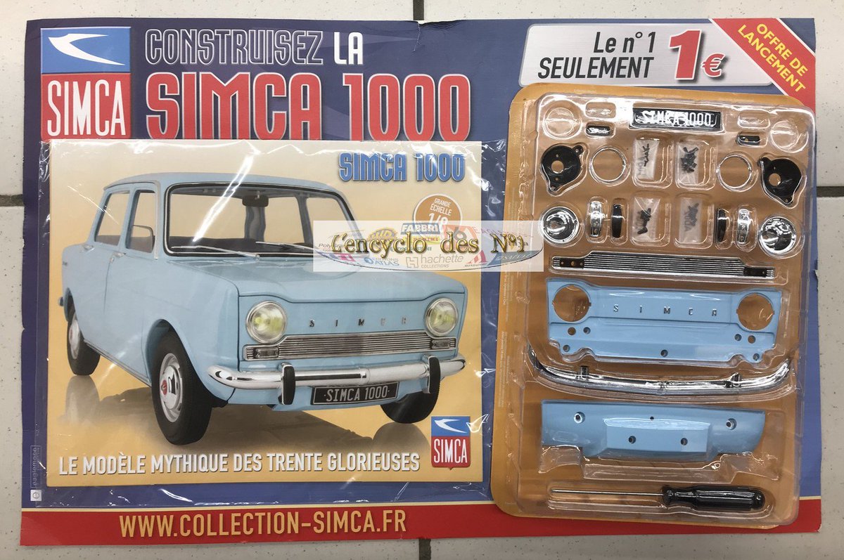 encyclonumeros1's tweet photo. #Eaglemoss / #TF1 Kiosque
 N° 1 Construisez la Simca 1000
Lancement 
https://t.co/6OkPkTvknr
---
#collection #presse #maquette #assemblage #simca #simca100 #retro #voiture @TF1 @EaglemossLtd https://t.co/69eCkcRWg4