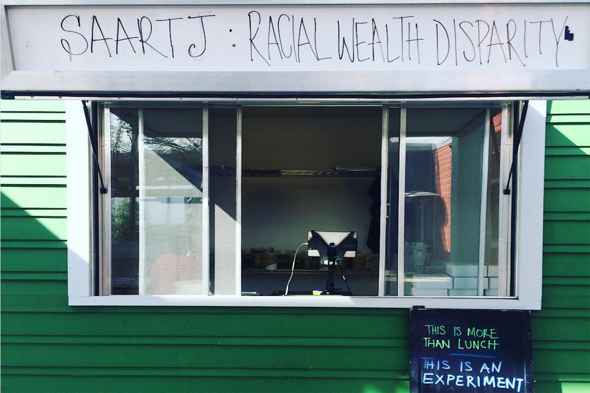 Eater's tweet photo. The New Orleans pop-up confronting white diners with their privilege (via @CivilEats) https://t.co/v18gTBJ0k1 https://t.co/h7VnNzkTGI