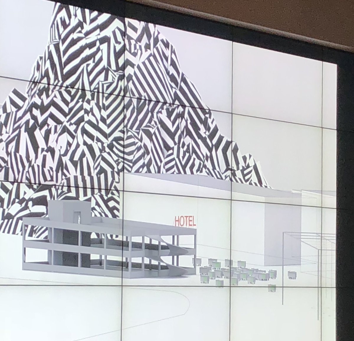 adrianafreitas's tweet photo. At @MazdaEspana #space @fadbarcelona event Conference Fiona Raby - Dunne & Raby, #OutofMetrics #DunneandRaby The balance between Virtual and Reality to create the future! https://t.co/245HCzZak1