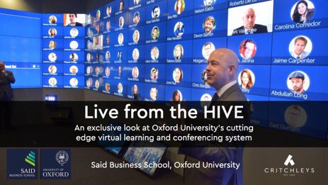 bramwell_mark's tweet photo. Delighted to host @mrmarkkingston @CritchleysLLP @OxfordSBS today & demo The Oxford HIVE https://t.co/PEGZr2VJL1 #digital #innovation #Edtech50 #syncrtc #mashme https://t.co/iBoNCCvLB8