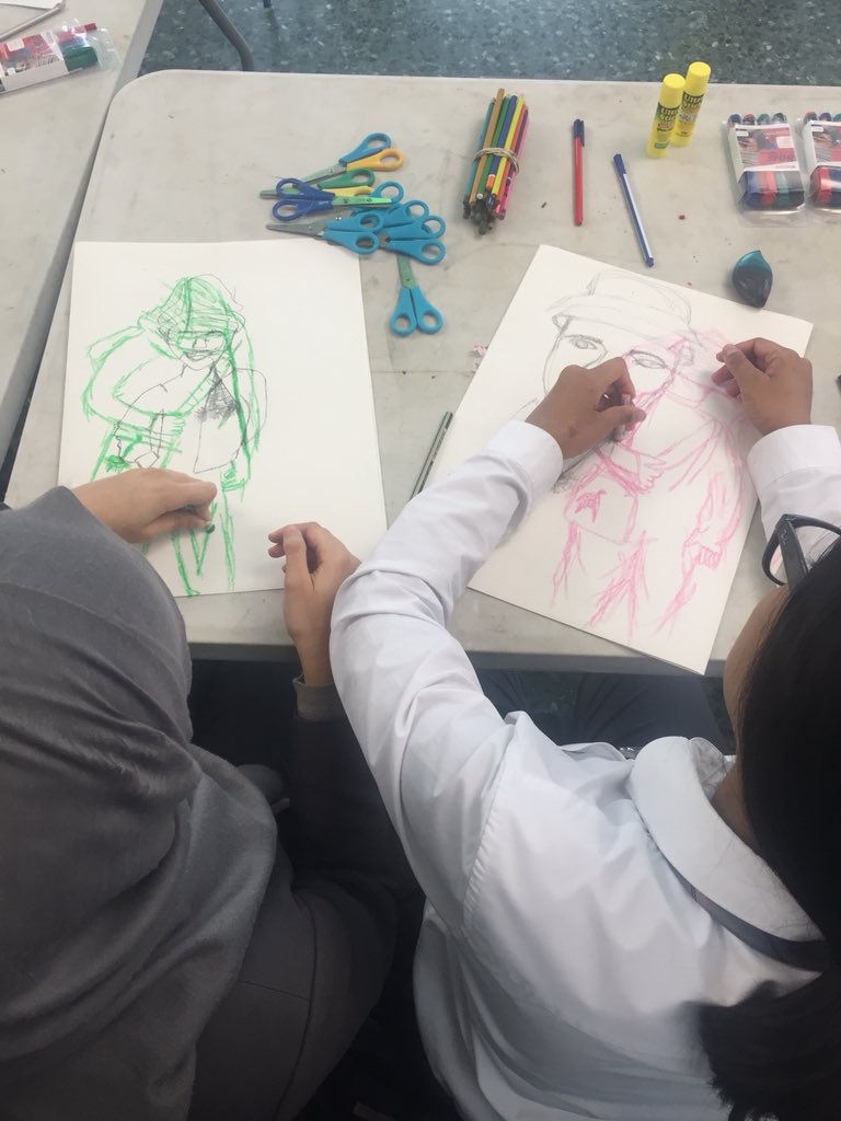 THATnetworkLDN's tweet photo. Thank you, Berni @ual_insights Geraldine and Sarbjit @ATeamArts &amp; Fran @thames_music for support &amp;with running workshops &amp; invigilation.        Students and teachers had very creative&amp;inspiring workshop sessions. #ArtEducation #ArtsEd #Artsconnects #partnerships @karenbrockmusic https://t.co/extzHDqiyK