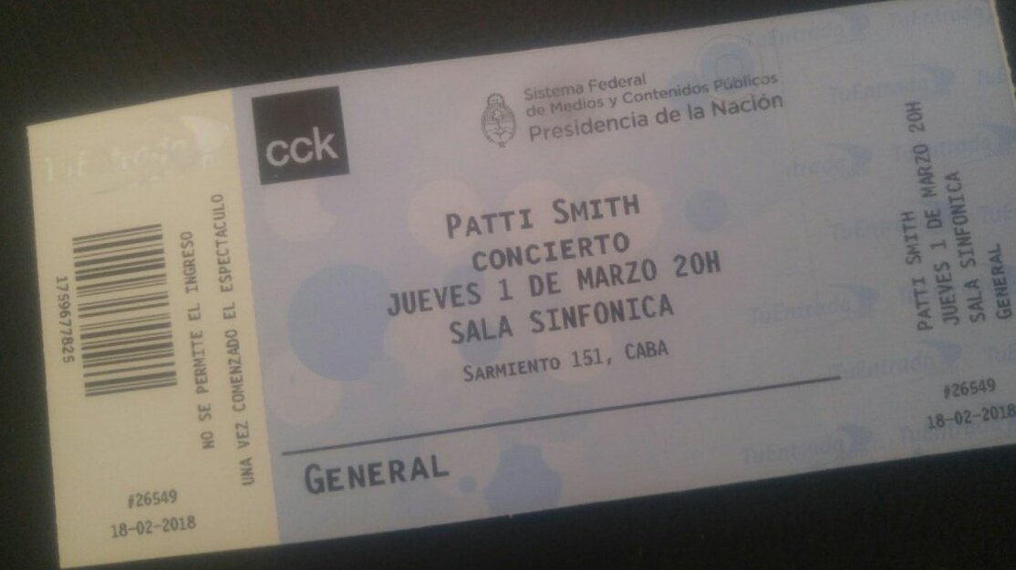 _matiascalderon's tweet photo. Patti Smith... https://t.co/x1i9aqkbps