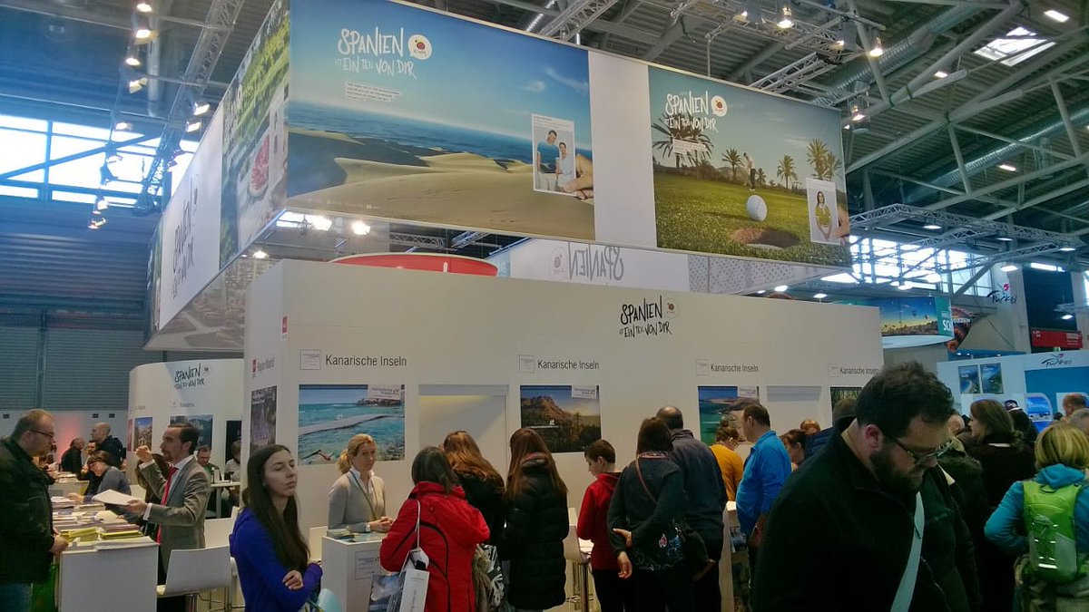 GranCanariaTur's tweet photo. Gran Canaria ha actualizado los contenidos promocionales de los turoperadores y agencias de viajes que han participado en la feria #freeMunich, el evento de turismo y ocio más importante de la región de Baviera que ha recibido a más de 135.000 visitantes https://t.co/woVyEKd8rX